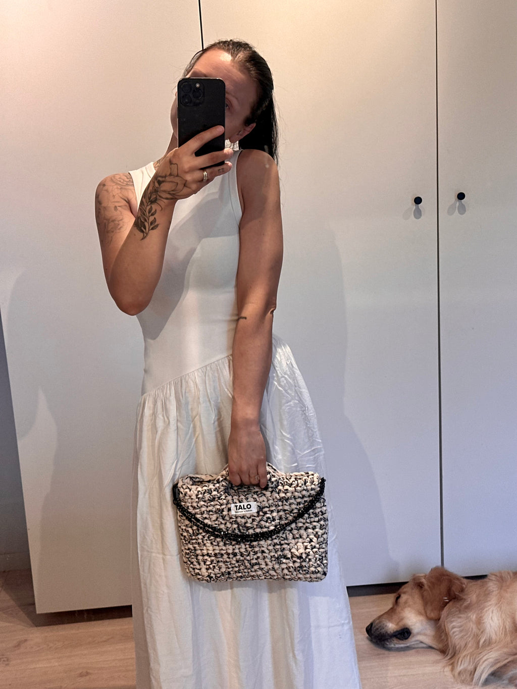 Marble tote bag