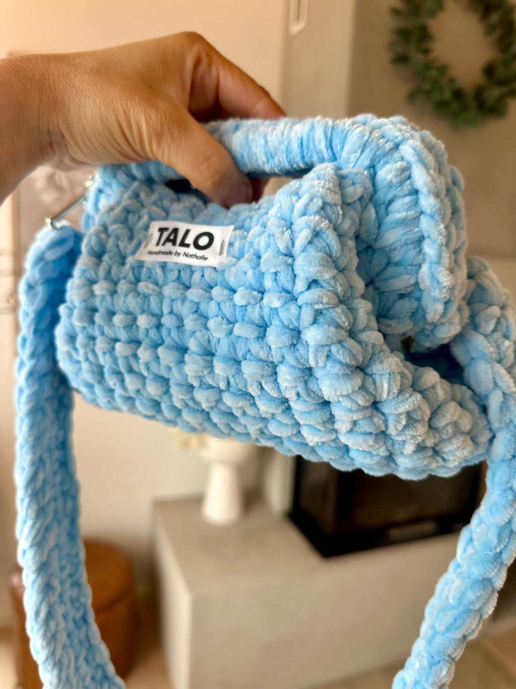 Blue Teddy plysj