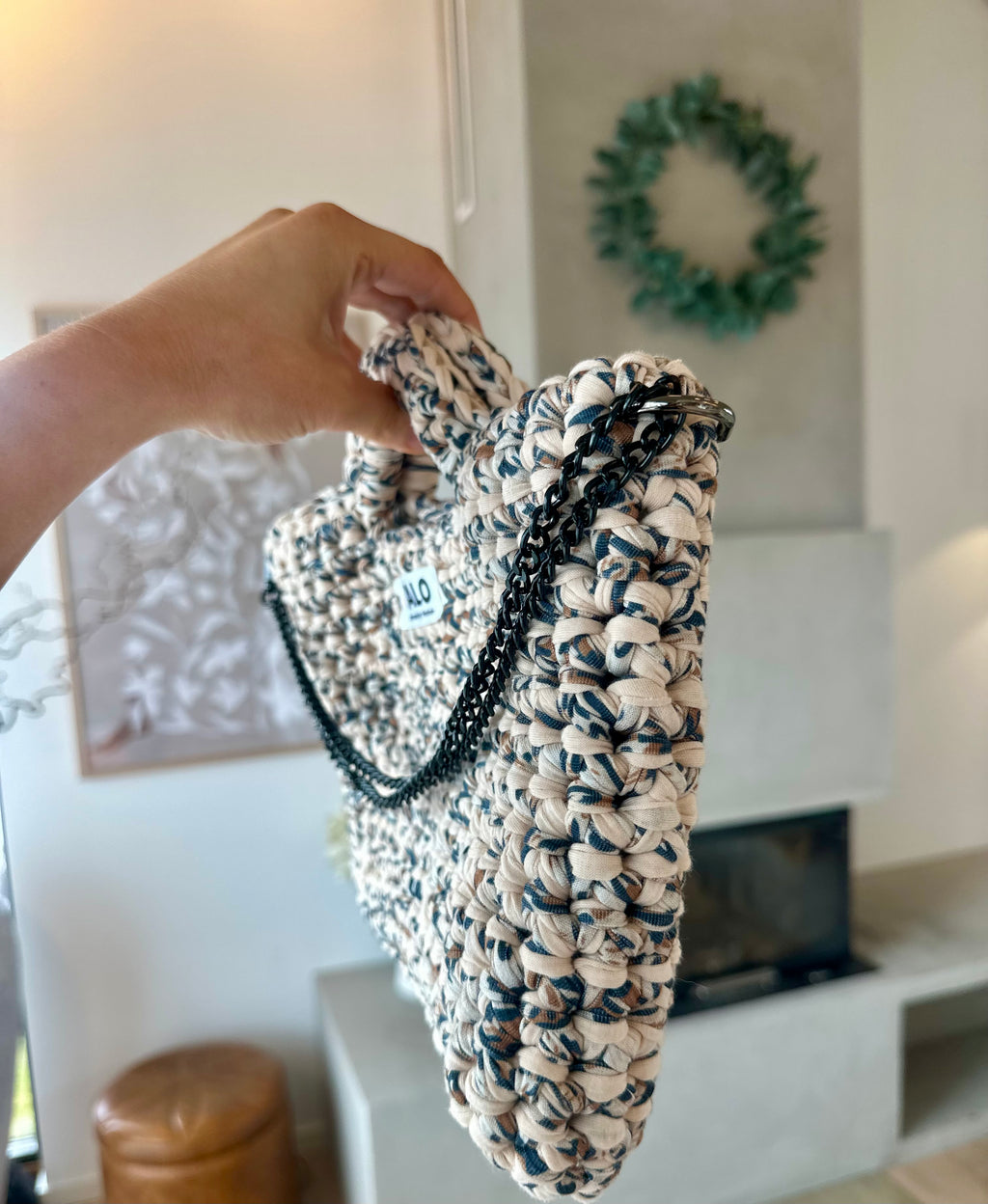 Marble tote bag