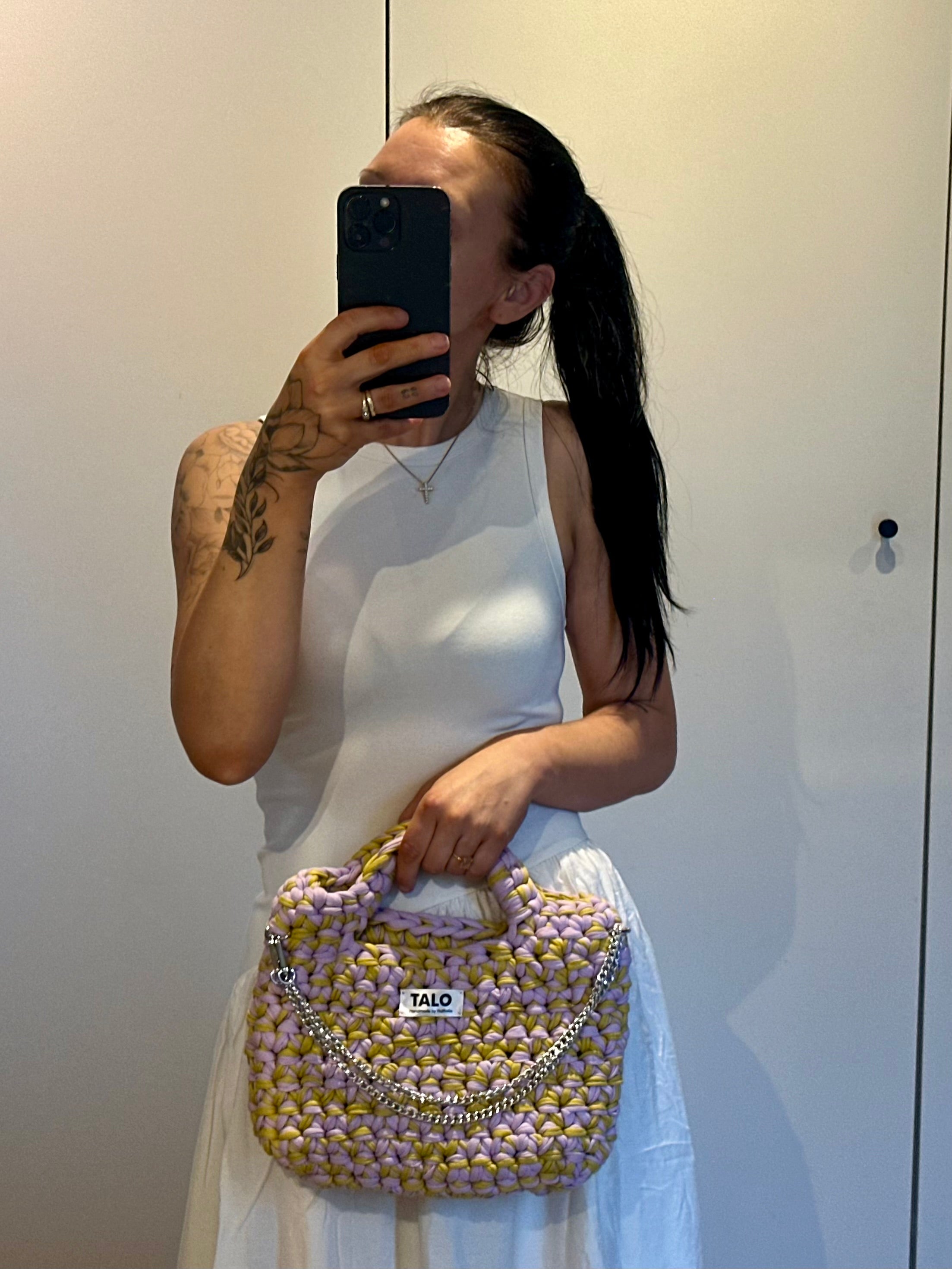 Happy tote bag